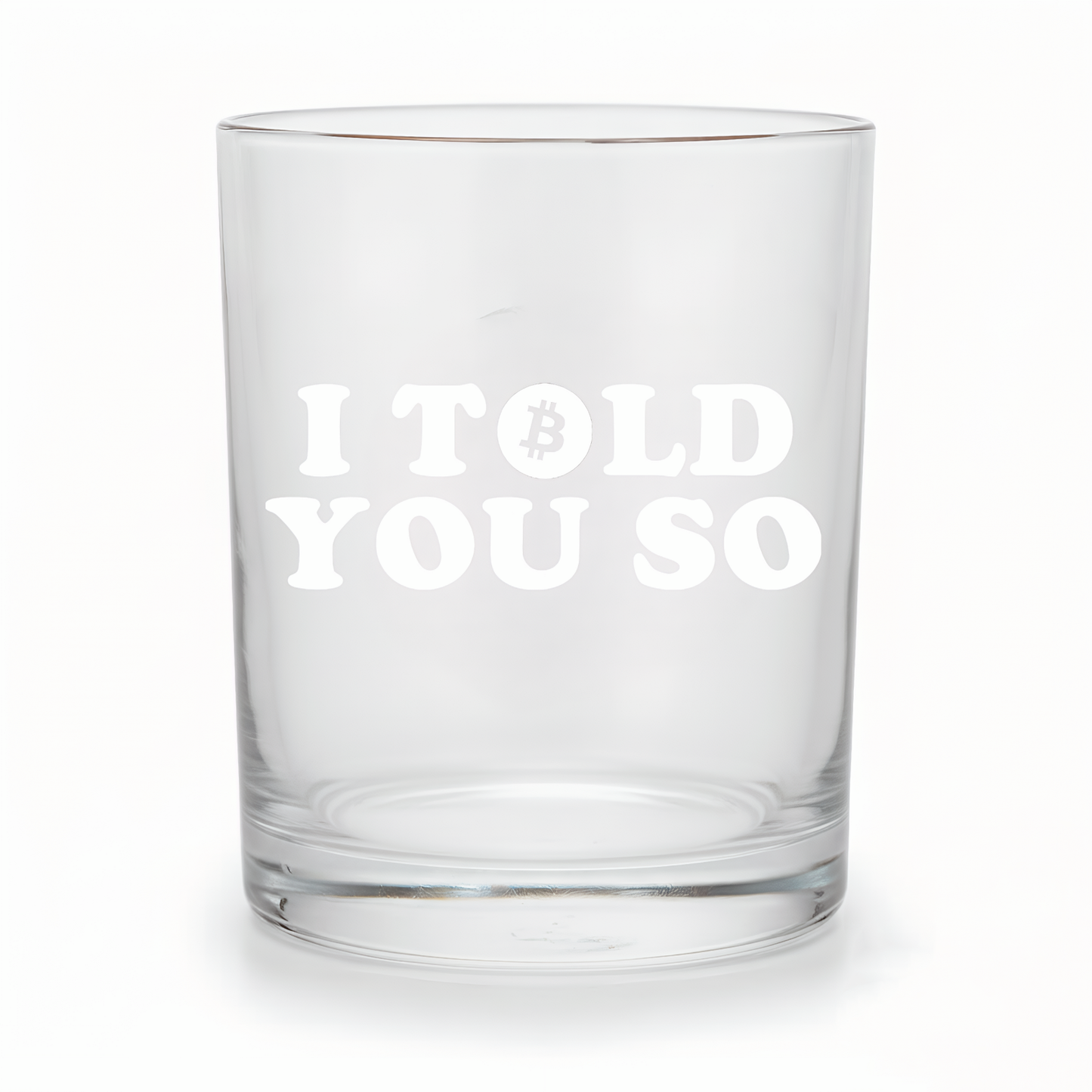 Premium Bitcoin Themed Whiskey Glass Set, Lead-Free Crystal, 11 oz, Novelty Cryptocurrency Design, for Home Bar