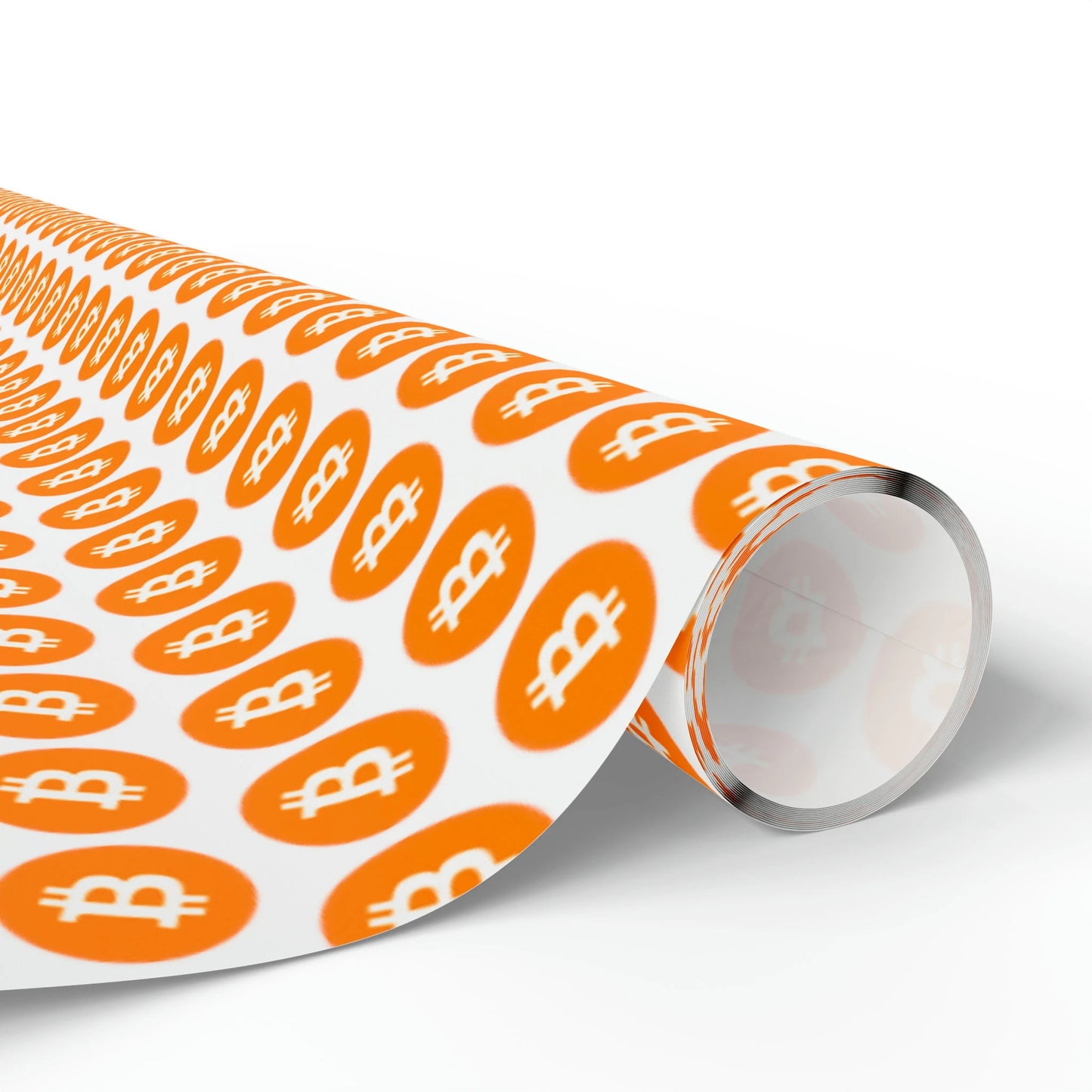 Bitcoin Gift Wrapping Paper Roll – 17" x 120" (10ft) or 30" x 120" (10ft), Crypto Themed Birthday & Holiday Gift Wrap for Christmas, Parties, and Special Occasions