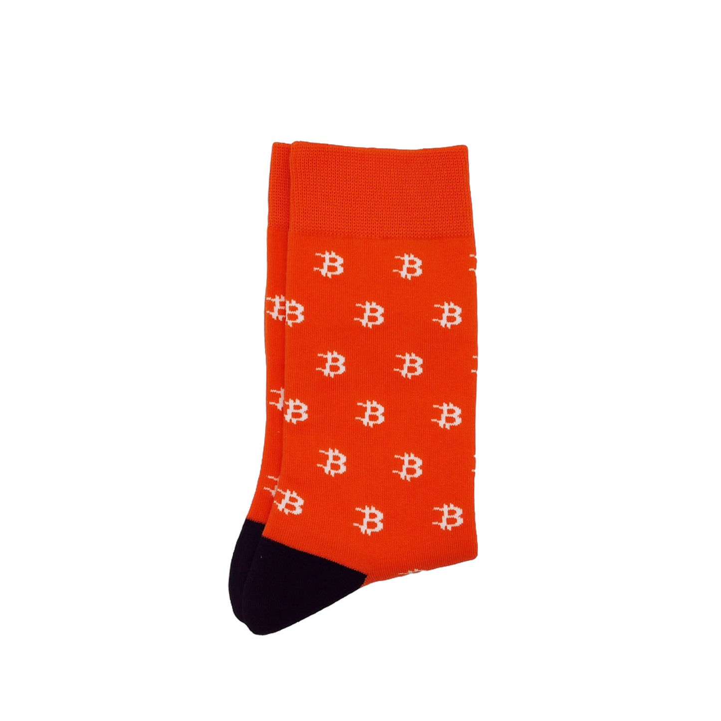 Men's Bitcoin Socks – Crypto BTC Novelty Crew Socks, Funny Cotton Sock for Men, Cryptocurrency Gift Idea