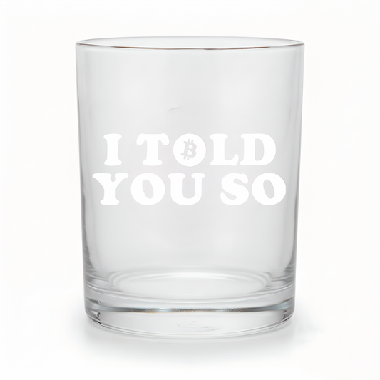 Premium Bitcoin Themed Whiskey Glass Set, Lead-Free Crystal, 11 oz, Novelty Cryptocurrency Design, for Home Bar