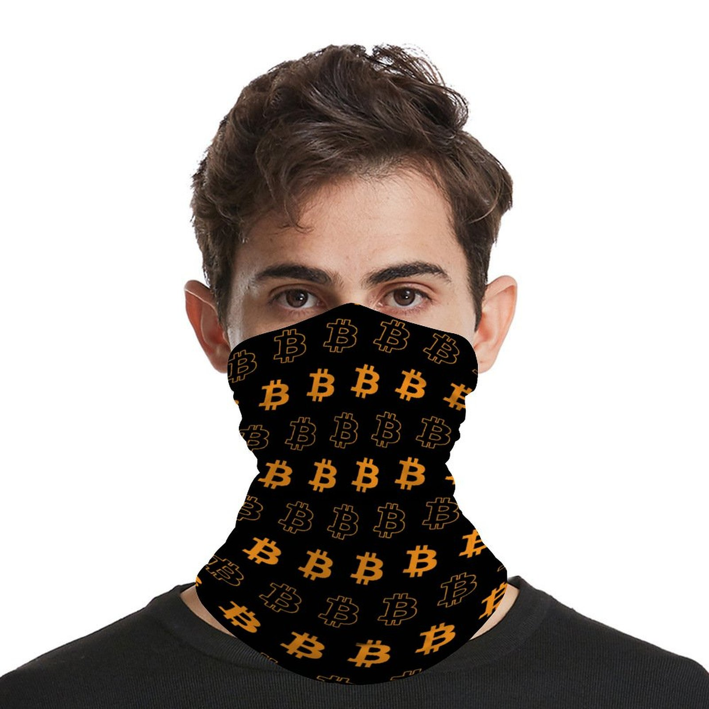 Bitcoin Neck Gaiter – Breathable Multifunctional Face Cover Scarf for Outdoor Activities