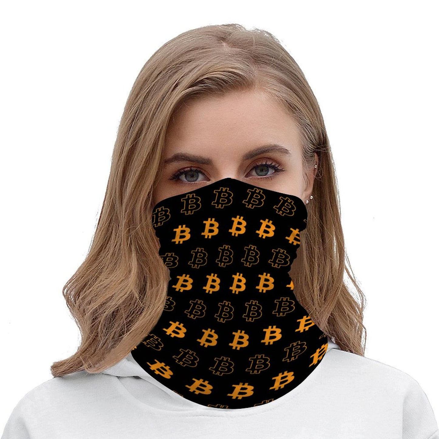 Bitcoin Neck Gaiter – Breathable Multifunctional Face Cover Scarf for Outdoor Activities
